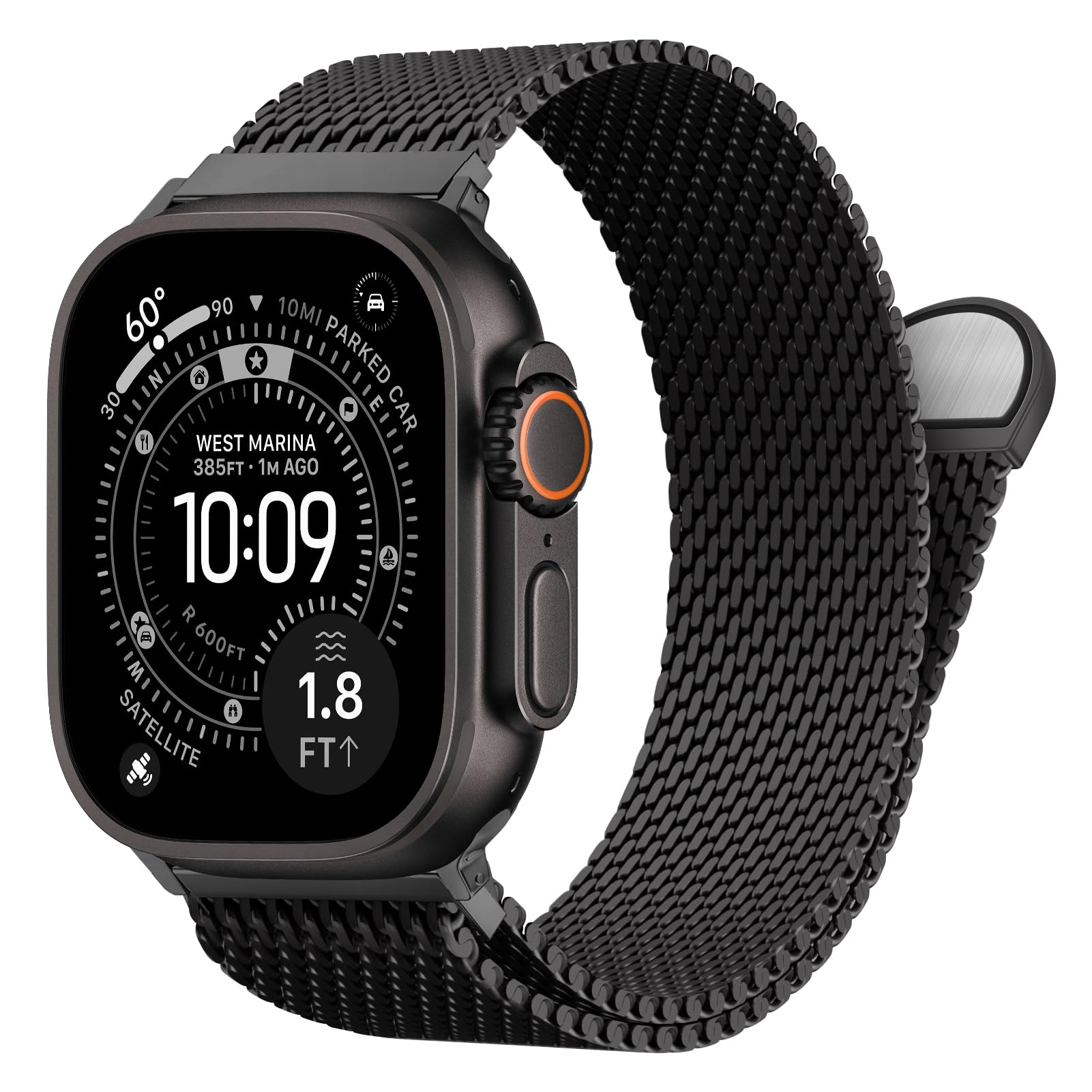 Thick Metal Strap for Apple Wa - Mesh Coil Strip ulasan dan harga