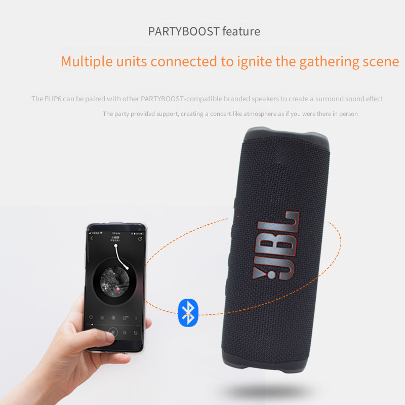 JBL FLIP6 Portable Speaker wit - Jbl Speaker Flip 6 ulasan dan harga